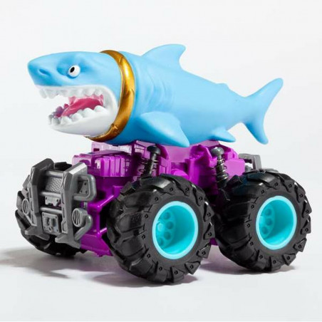 Macchina a Carica a Molla Moltó Beast Wheels Multicolore