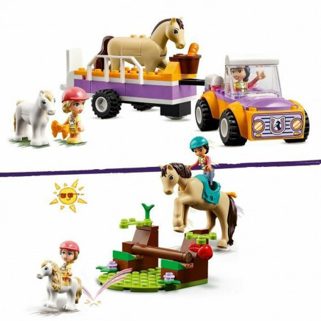 Set di Costruzioni Lego 42634 Horse & Pony Trailer Multicolore 105 Pezzi