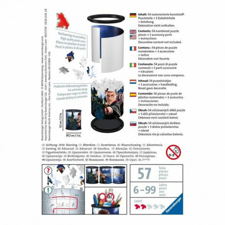 Puzzle 3D Ravensburger Iceland: Kirkjuffellsfoss 57 Peças 3D Porta-lápis