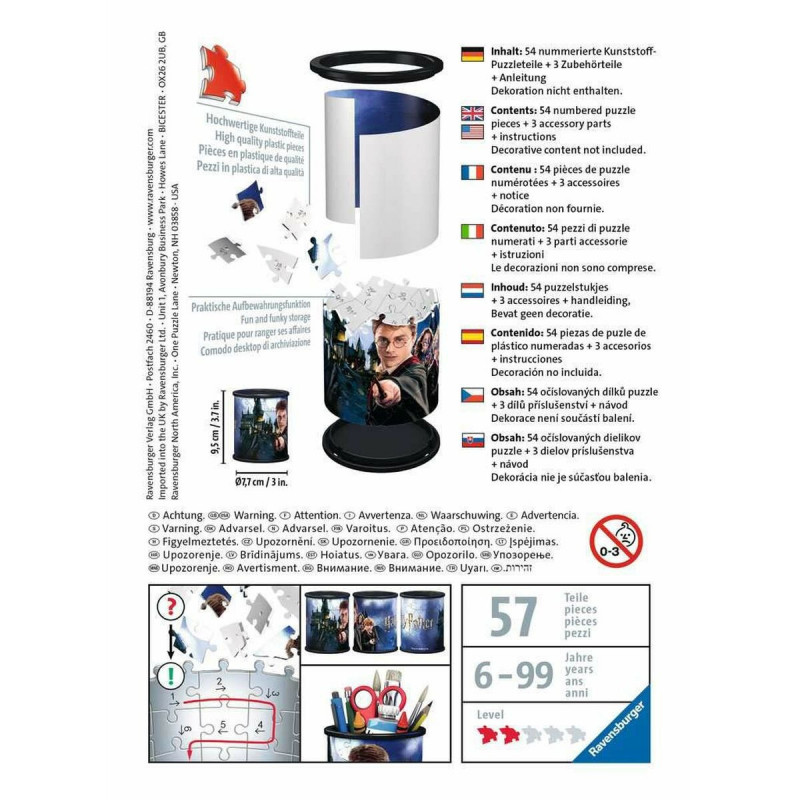 Puzzle 3D Ravensburger Iceland: Kirkjuffellsfoss 57 Peças 3D Porta-lápis