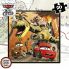 Set de 4 Puzzles Cars On the Road 73 Peças