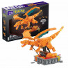 Kit de construção Pokémon Mega Construx - Motion Charizard 1664 Peças