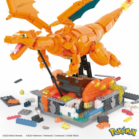 Construction kit Pokémon Mega Construx - Motion Charizard 1664 Pieces