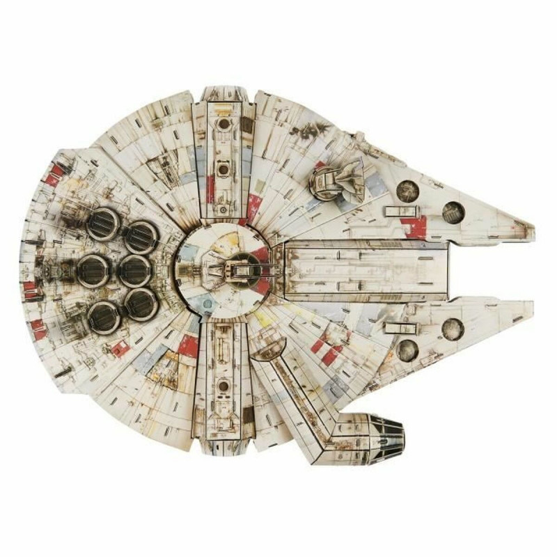 Juego de Construcción Star Wars Millennium Falcon 223 piezas 43 x 31,4 x 22,4 cm Gris Multicolor