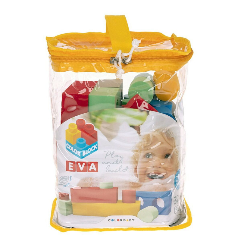 Blocos de Construção Color Block 32 Peças EVA (4 Unidades)
