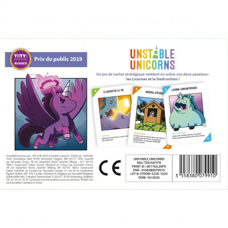 Jogo de Mesa Asmodee Unstable Unicorns 10 x 4 x 15 cm
