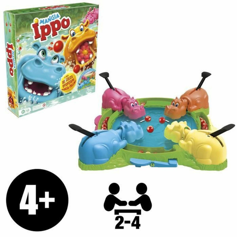 Jogo de Mesa Hasbro Mangia Ippo 30 x 7 x 30 cm 10 x 45 x 45 cm