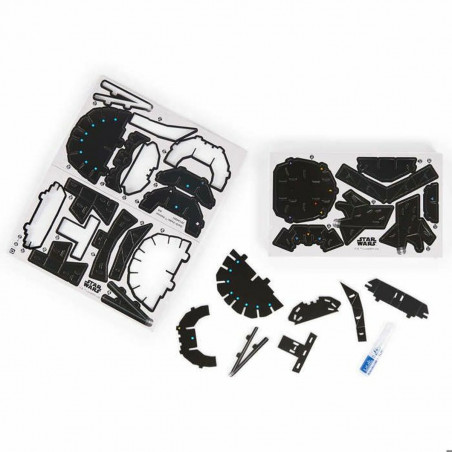 Puzzle 3D Spin Master Darth Vader Star Wars 23 x 15 x 4 cm 83 Peças