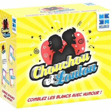 Jogo de Mesa Megableu Chouchou et loulou 14 x 8 x 16 cm