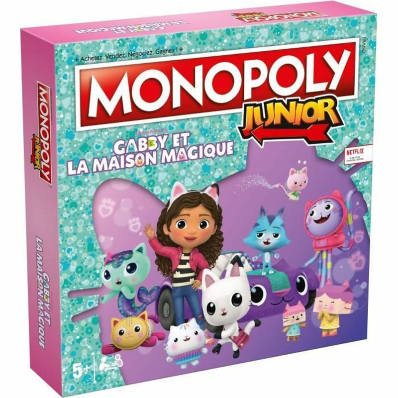 Jogo de Mesa Winning Moves Monopoly Junior Gabby and the Magic House