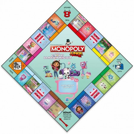 Gioco da Tavolo Winning Moves Monopoly Junior Gabby and the Magic House