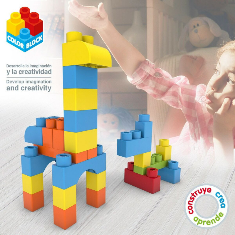 Set di Costruzioni Color Block Basic Busta 80 Pezzi (6 Unità)