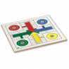 Parcheesi-Brett, Schach und Dame Cayro Holz