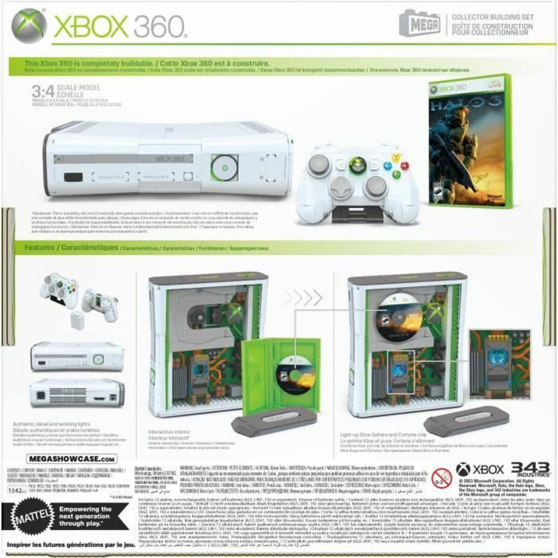 Set de construction MEGA BRANDS Xbox 360 1342 Pièces