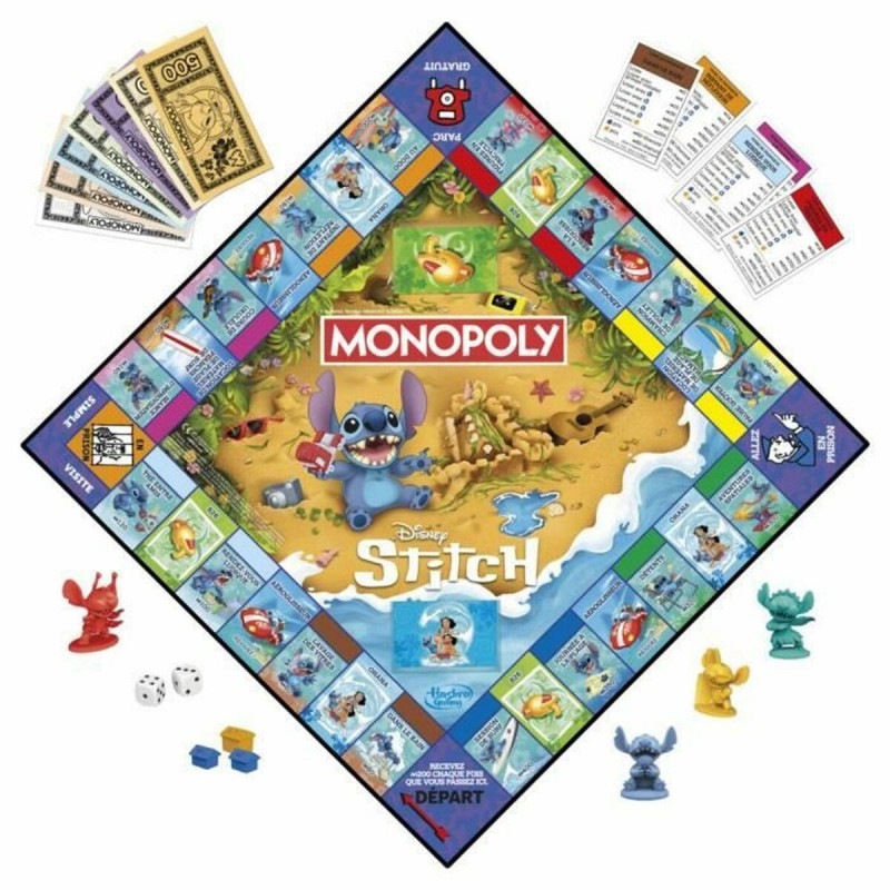 Juego de Mesa Monopoly Monopoly Stitch 27 x 6 x 27 cm