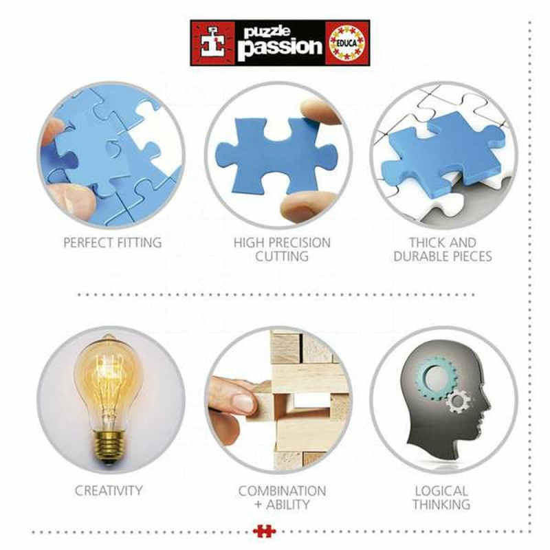 Puzzle Educa Hase 12 Stücke 16 Stücke 20 Stücke 25 Stücke (4 Stück)