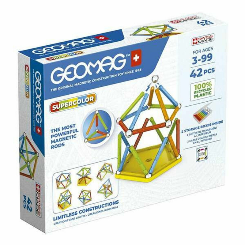 Juego Educativo Geomag 42 Piezas