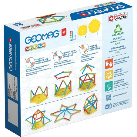 Juego Educativo Geomag 42 Piezas