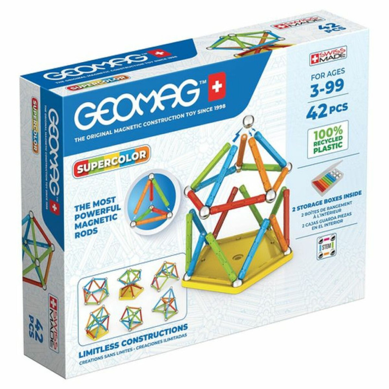 Jouet Educatif Geomag 42 Pièces