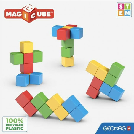 Juego de Construcción Geomag Magicube Recycled Creative Set