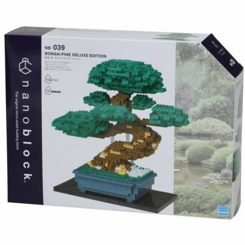 Konstruktionsspiel Nanoblock Bonsai Pine Deluxe Edition NB-039