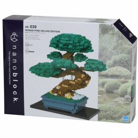 Konstruktionsspiel Nanoblock Bonsai Pine Deluxe Edition NB-039