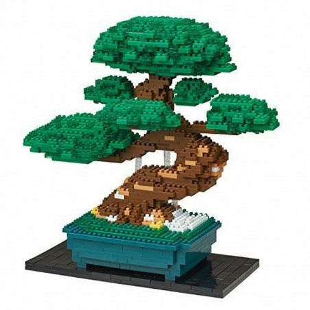 Konstruktionsspiel Nanoblock Bonsai Pine Deluxe Edition NB-039