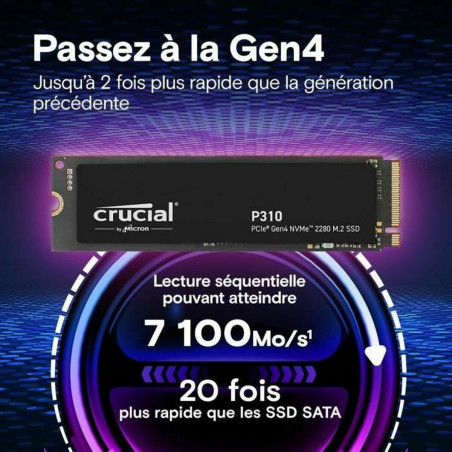Festplatte Crucial 4 TB SSD