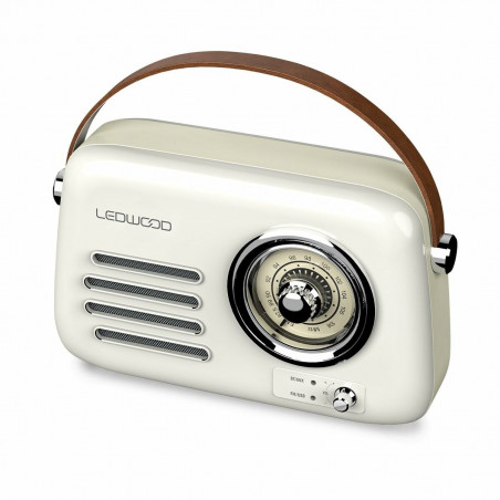 Transistor-Radio Ledwood ALMA BLANCO Weiß 30 W