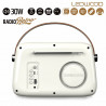 Radio Transistor Ledwood ALMA BLANCO Blanc 30 W