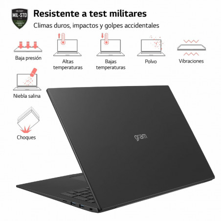 Laptop LG 17Z90R 17" i7-1360P 16 GB RAM 512 GB SSD Qwerty in Spagnolo