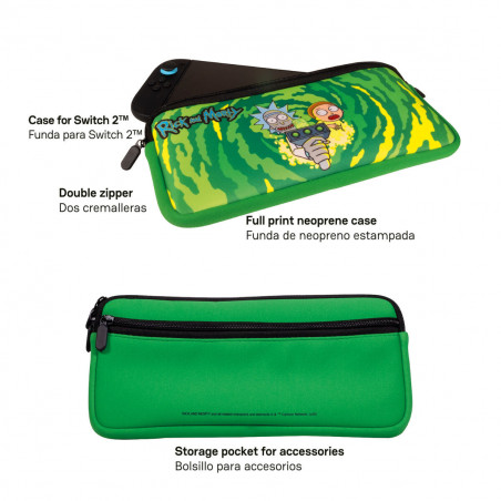 Estuche para Nintendo Switch 2 FR-TEC RICK AND MORTY