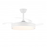 Ventilateur de Plafond CristalRecord EVO RETRAC Blanc 72 W