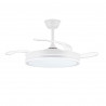 Ceiling Fan CristalRecord EVO RETRAC White 72 W