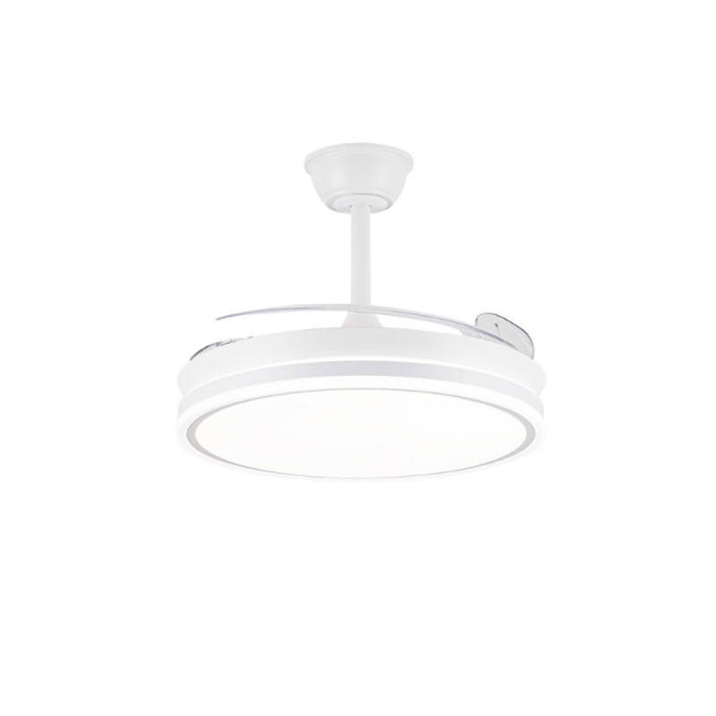 Ceiling Fan CristalRecord EVO RETRAC White 72 W