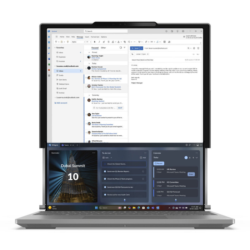 Laptop Lenovo 21TR0004SP 14" Intel Core Ultra 7 258V intel core ultra 7 32 GB RAM 1 TB SSD Qwerty Español