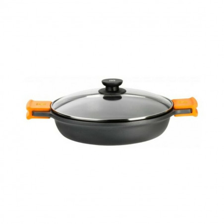 Casserole with glass lid BRA Braisogona_A270520 Black Ø 20 cm 1,5 L