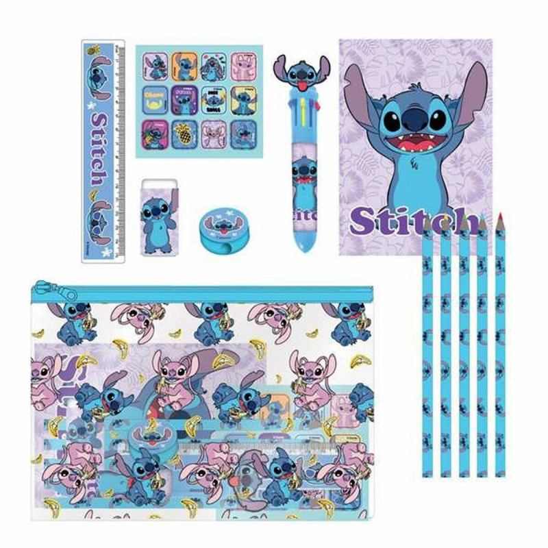 Conjunto de Desenho Stitch Azul