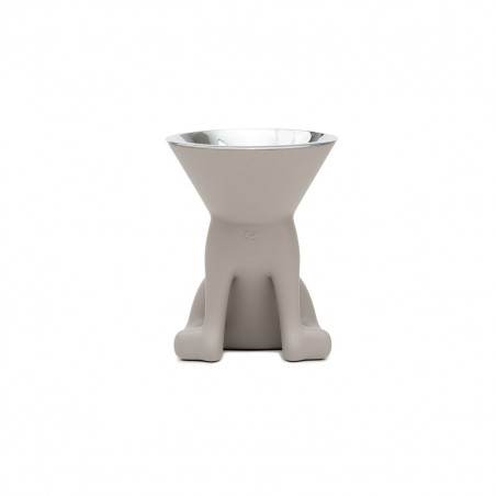 Mangeoire pour chiens United Pets Up Elisabeth Gris Acier inoxydable Polyéthylène 1 L