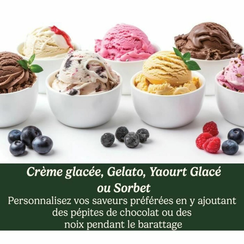 Sorbetière Cuisinart ICEM10E Blanc 12 W 473 ml