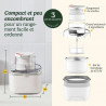 Ice Cream Maker Cuisinart ICEM10E White 12 W 473 ml
