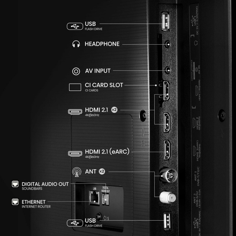 Smart TV Hisense 75E7Q 75 75" 4K Ultra HD LED HDR D-LED QLED