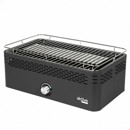 Portable Smokeless Charcoal Barbecue Aktive 45 x 19 x 28 cm