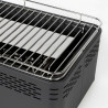 Tragbarer rauchfreier Holzkohlegrill Aktive 45 x 19 x 28 cm