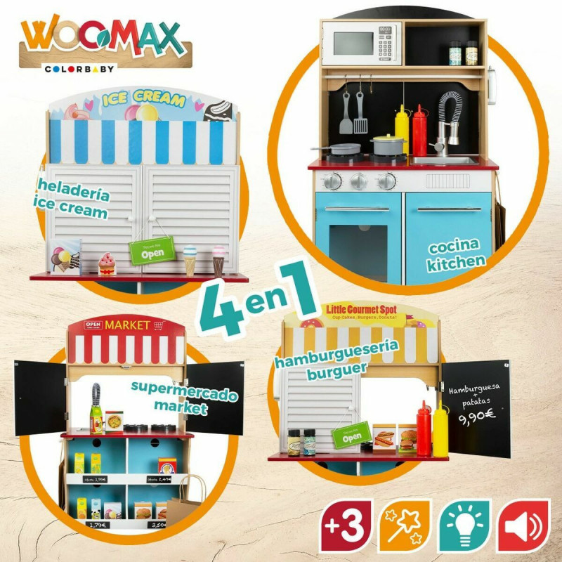 Toy kitchen Woomax Ice cream 60 x 40 x 109 cm