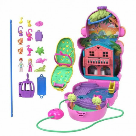 Nenuco com Acessórios Polly Pocket Mommy Monkey and Baby