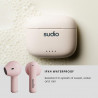 Bluetooth in Ear Headset Sudio A1 True Wireless Rosa