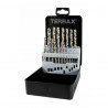 Set de brocas TERRAX Estuche DIN 338 25 Piezas (25 Unidades)