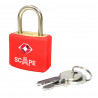 Lucchetto con chiave Scape Travel TSA-385 Metallo Rettangolare
