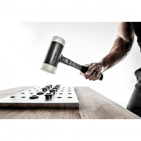Rubber Mallet Halder Supercraft 25 mm Anti rebound